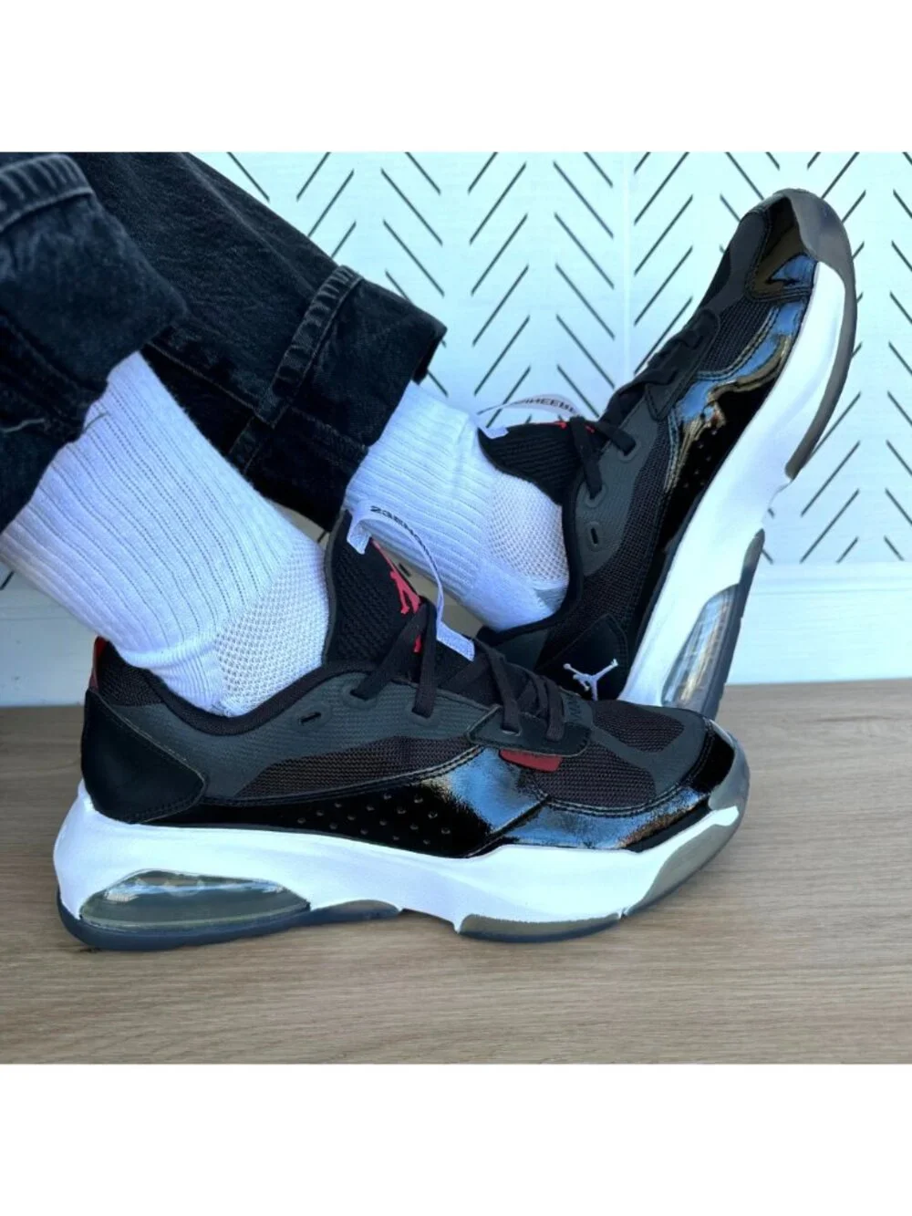 ⭐Rare Nike Jordan Air 200E Sneakers Shoes Athletic Sneakers 9.5 Black DC9836-001
